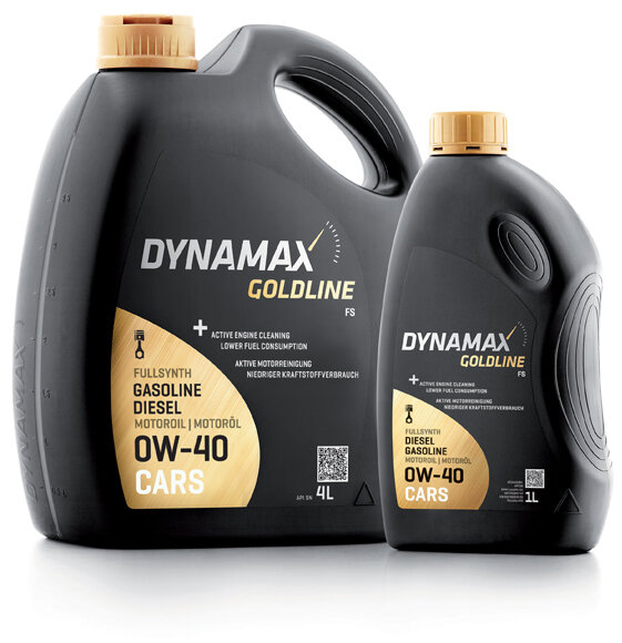 Alyva DYNAMAX Goldline FS 0W40 5L (502715) kaina ir informacija | Variklinės alyvos | pigu.lt