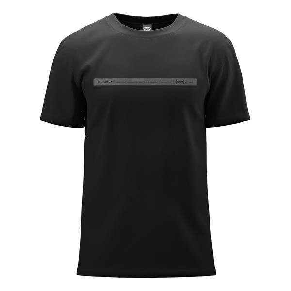 Marškinėliai vyrams Monotox MX22048, juodi kaina ir informacija | Vyriški marškinėliai | pigu.lt