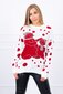 Kalėdinis megztinis moterims LHL21026.2942, baltas kaina ir informacija | Megztiniai moterims | pigu.lt