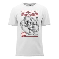 Marškinėliai vyrams Monotox Space Program, balti kaina ir informacija | Vyriški marškinėliai | pigu.lt
