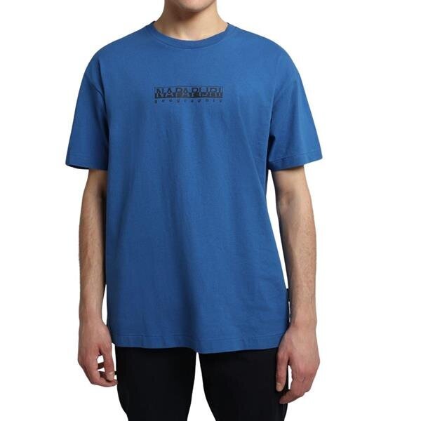 Marškinėliai vyrams Napapijri NP0A4GDRBC5, mėlyni kaina ir informacija | Vyriški marškinėliai | pigu.lt