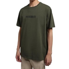 Marškinėliai vyrams Napapijri NP0A4GDRGE4, žali kaina ir informacija | Vyriški marškinėliai | pigu.lt