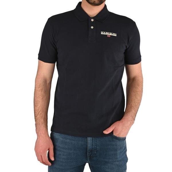 Marškinėliai vyrams Napapijri NP0A4GWM176, juodi цена и информация | Vyriški marškinėliai | pigu.lt
