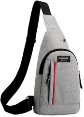 Маленький спортивный мужской рюкзак L132, серый цена и информация | Мужские сумки | pigu.lt