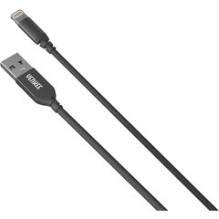 Pintas laidas YENKEE, 2.0 USB A - Lightning, MFi certified, 480 Mbps, 5V/2.4A, 10W, 1m, aliuminio korpusas, juodas kaina ir informacija | Laidai telefonams | pigu.lt