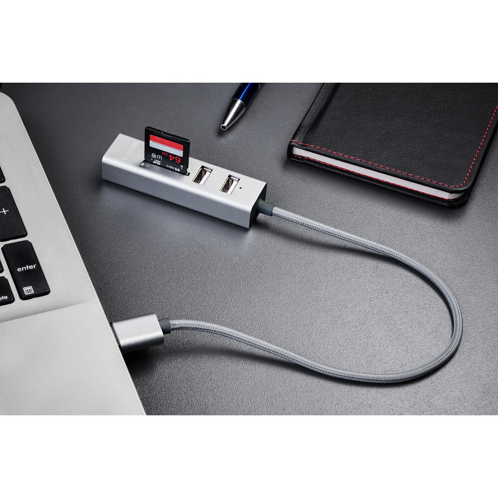 USB Yenkee YHC 101SR kaina ir informacija | Adapteriai, USB šakotuvai | pigu.lt