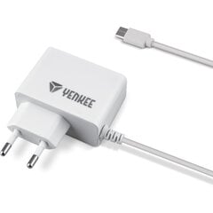Зарядное устройство YENKEE, микро-USB, 10 Вт, 1,3 м цена и информация | Зарядные устройства для телефонов | pigu.lt