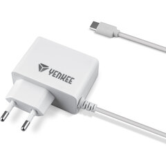 Зарядное устройство YENKEE, USB-C, 10 Вт, 1,3 м цена и информация | Зарядные устройства для телефонов | pigu.lt