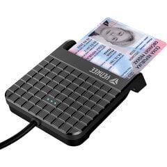 Smart kortelių skaitytuvas YENKEE YCR 101, 5V,3V&1.8V Smart Cards, ISO 7816 Class A, AB and C kaina ir informacija | Adapteriai, USB šakotuvai | pigu.lt