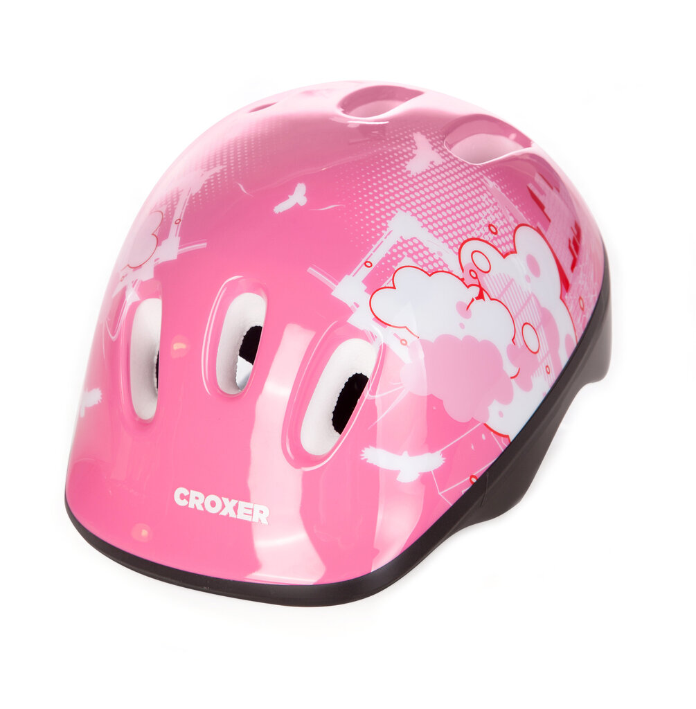 Vaikiškas dviratininko šalmas Croxer Dream S, rožinis kaina ir informacija | Šalmai | pigu.lt