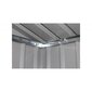 Metalinis įrankių namelis HUDSON 9x10 light grey kaina ir informacija | Sodo nameliai, malkinės, pastogės | pigu.lt