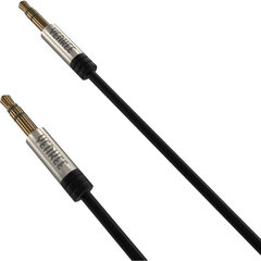 YENKEE YCA 201 BSR, Audio AUX, 2x3.5 мм стерео (male to male), 1м цена и информация | Кабели и провода | pigu.lt