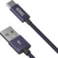 Pintas laidas YENKEE, 2.0 USB A - USB C, 480 Mbps, 3A, 1m, aliuminio korpusas, violetinis цена и информация | Laidai telefonams | pigu.lt