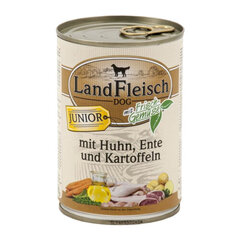 LandFleisch konservai šunims su vištiena ir antiena, 400 g. цена и информация | Консервы для собак | pigu.lt