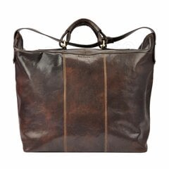 Кожаная дорожная сумка Pierre Cardin TB-01 ,темно-коричневая цена и информация | Женские сумки | pigu.lt