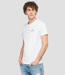 Vyriški marškinėliai Replay, baltos spalvos kaina ir informacija | Vyriški marškinėliai | pigu.lt