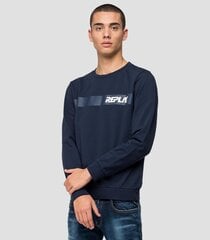 Vyriškas džemperis Replay, mėlynos spalvos kaina ir informacija | Džemperiai vyrams | pigu.lt
