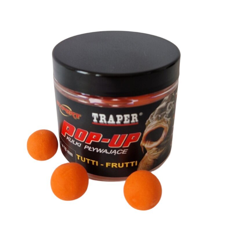 Baltyminiai boiliai Traper Tutti-Frutti, 18 mm, 50 g kaina ir informacija | Jaukai | pigu.lt