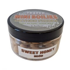 Boiliai Traper Method Feeder Mini, Sweet Honey, 9 mm, 50 g kaina ir informacija | Jaukai | pigu.lt