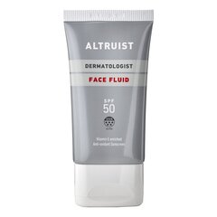 Солнцезащитный крем для лица Altruist Dermatologist Face Fluid SPF50, 50мл цена и информация | Кремы от загара | pigu.lt