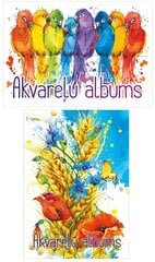 Альбом акварельных красок, А3, 15 листов, 210гр. цена и информация | Тетради и бумажные товары | pigu.lt