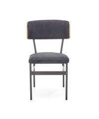2-jų kėdžių komplektas Halmar Smart KR, juodas kaina ir informacija | Virtuvės ir valgomojo kėdės | pigu.lt