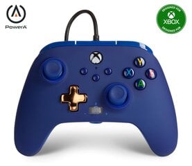 PowerA Midnight Edition, Xbox Series X/S & Xbox One kaina ir informacija | Žaidimų pultai | pigu.lt