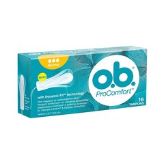 Tamponai OB Pro Comfort Normal, 16 vnt. kaina ir informacija | Tamponai, higieniniai paketai, įklotai | pigu.lt