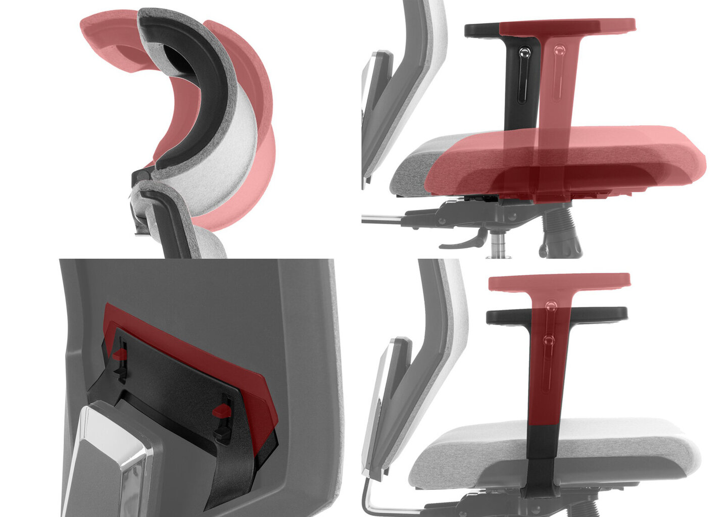 Biuro kėdė Stema ZN-805, juoda kaina ir informacija | Biuro kėdės | pigu.lt