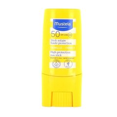 Солнцезащитный карандаш Mustela SPF50, 9 мл цена и информация | Кремы от загара | pigu.lt