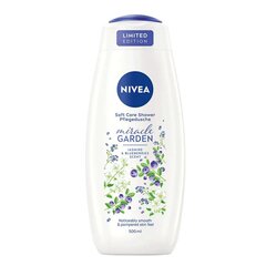 Dušo želė Nivea Miracle Garden Jasmine and Blueberries, 500ml kaina ir informacija | Dušo želė, aliejai | pigu.lt