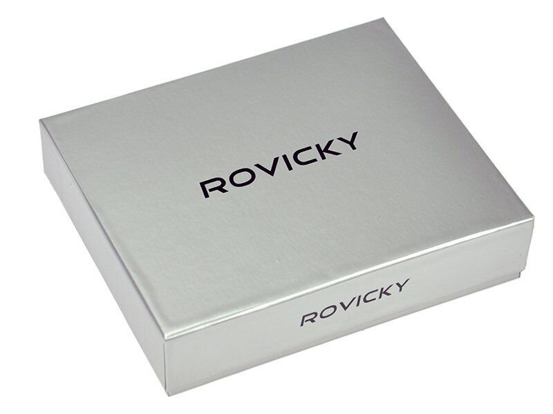 Piniginė Rovicky GG143573013, juoda kaina ir informacija | Piniginės, kortelių dėklai moterims | pigu.lt