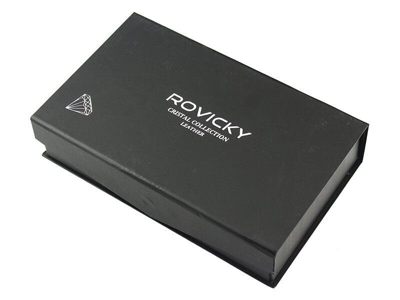 Piniginė Rovicky GG165992954, juoda цена и информация | Piniginės, kortelių dėklai moterims | pigu.lt