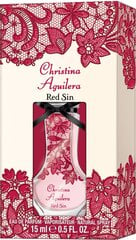 Kvapusis vanduo Christina Aguilera Red Sin EDP moterims 15 ml kaina ir informacija | Kvepalai moterims | pigu.lt