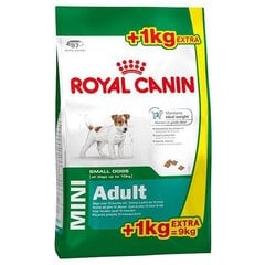 Акция! Royal Canin Mini Adult 8 кг + 1 кг в ПОДАРОК! цена и информация |  Сухой корм для собак | pigu.lt
