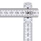 Medinė išlankstoma liniuotė BMI su kampamačiu, 2 m kaina ir informacija | Mechaniniai įrankiai | pigu.lt