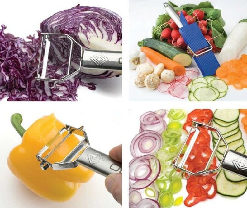 Titan daugiafunkcinė daržovių ir vaisių pjaustyklė-smulkintuvas kaina ir informacija | Virtuvės įrankiai | pigu.lt