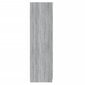 Drabužių spinta, pilkos ąžuolo spalvos, 80x52x180cm, mediena kaina ir informacija | Spintos | pigu.lt