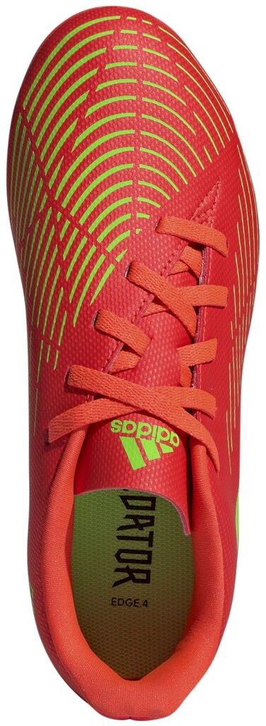 Futbolo bateliai Adidas Predator Edge 4 FxG, raudoni kaina ir informacija | Futbolo bateliai | pigu.lt