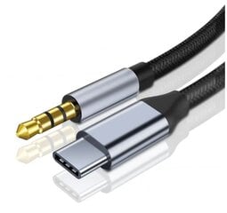 KABELIO DAPTONAS USB-C mini jack 3,5 mm AUX DAC 1,5 m kaina ir informacija | Zenwire Kompiuterinė technika | pigu.lt