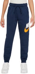 Спортивные штаны Nike B Nsw Club + Hbr Pant CJ7863 414/XS, синие цена и информация | Спортивные штаны для мальчиков | pigu.lt