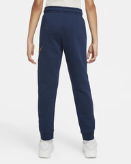 Спортивные штаны Nike B Nsw Club + Hbr Pant CJ7863 414/XS, синие цена и информация | Спортивные штаны для мальчиков | pigu.lt