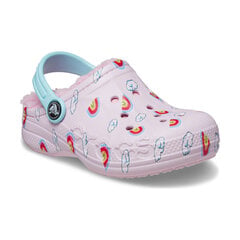 Детские тапочки Crocs™ Baya Lined Printed Clog Kid's 207653 201437 цена и информация | Детские тапочки, домашняя обувь | pigu.lt