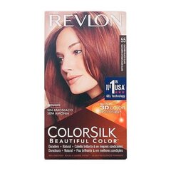 Dažai be amoniako Revlon Colorsilk Haircolo Light Reddish Brown 55 kaina ir informacija | Plaukų dažai | pigu.lt