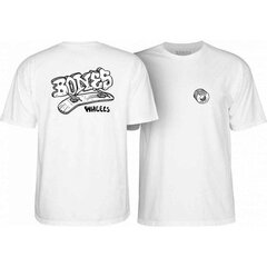 Bones Wheels Heritage Boneless T-Shirt White цена и информация | Женские футболки | pigu.lt