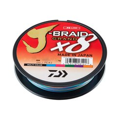 Плетеная леска DAIWA J-Braid Grand x 8 0.20мм 16 кг 150м, многоцветная цена и информация | Лески | pigu.lt