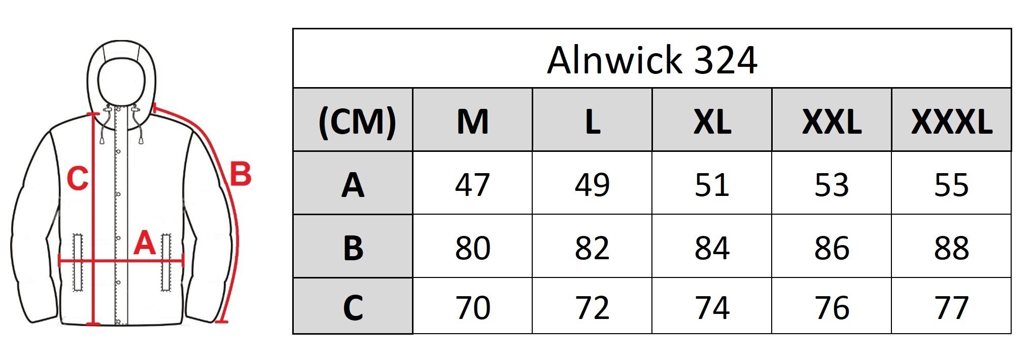 Striukė vyrams Alnwick 324 kaina ir informacija | Vyriškos striukės | pigu.lt