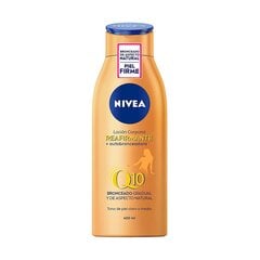 Лосьон для тела Nivea Автозагар Q10+ (400 ml) цена и информация | Кремы для автозагара | pigu.lt