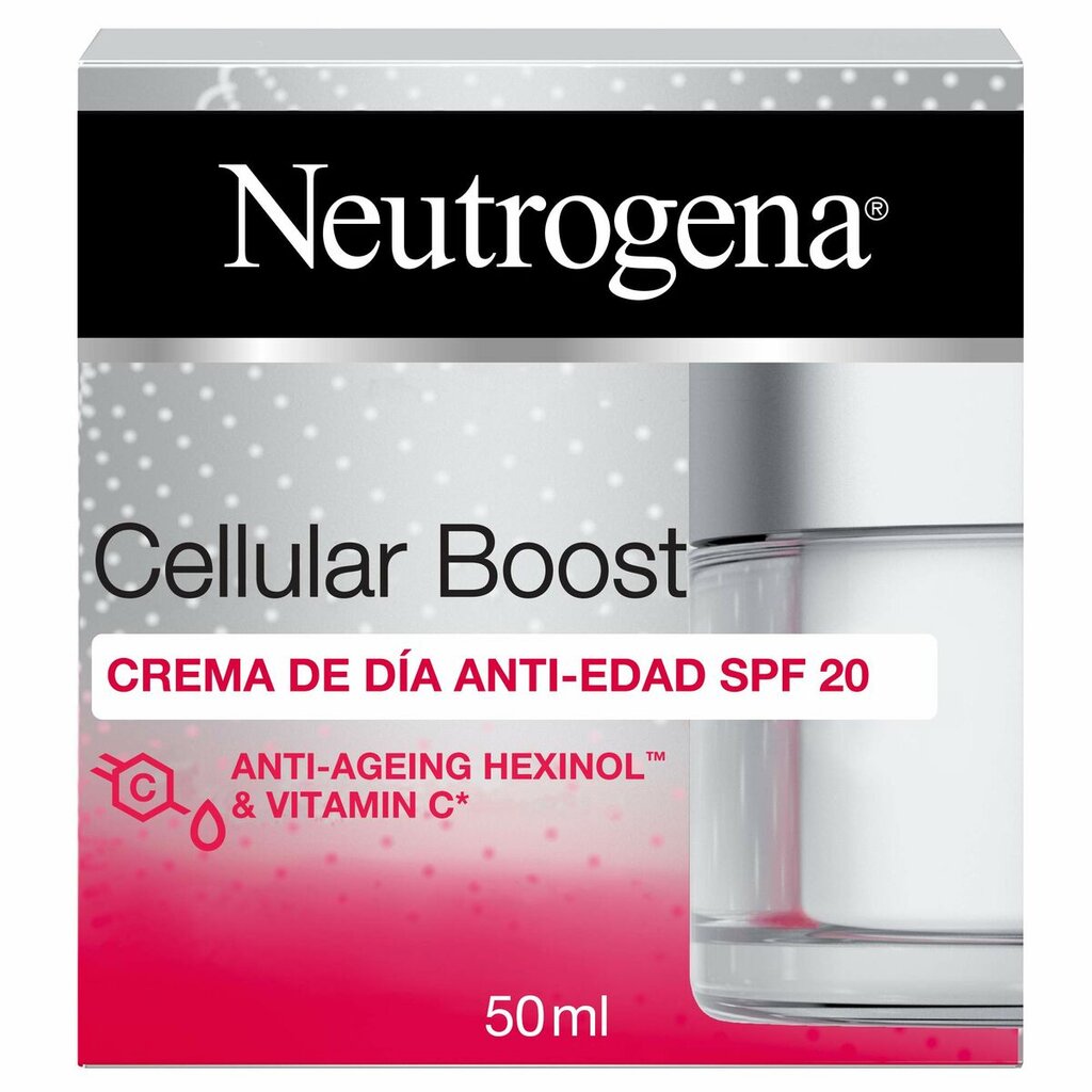 Dieninis kremas Neutrogena Cellular Boost Spf 20, 50 ml kaina ir informacija | Veido kremai | pigu.lt