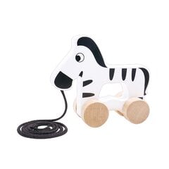 Medinis zebras Tooky Toy kaina ir informacija | Žaislai kūdikiams | pigu.lt